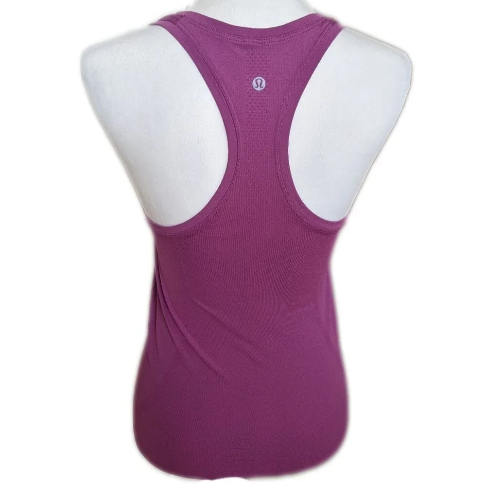 Lululemon Athletica plum purple athletic tank top, size 4